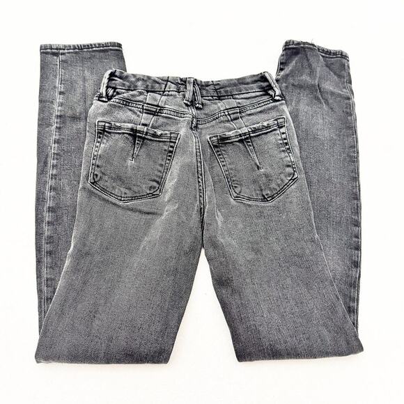 Good American Black Charcoal Wash Denim Jeans GCDBP802BT Black299 Size 25 - Picture 5 of 9